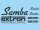 Dekorsatz Samba (schwarz)