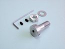 Aluminum Coupler for fixed prop 6 / 2.3mm
