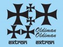 Dekorsatz Oldiman (schwarz)