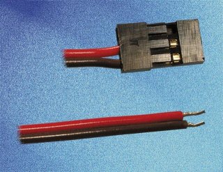 E-battery cable w. plug - Graupner