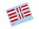 Sticker flag set AUSTRIA