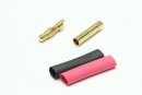 Gold Plated Bullet Connector 4.0mm / 5 pair