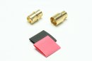Gold Plated Bullet Connector 8.0mm / 2 pair
