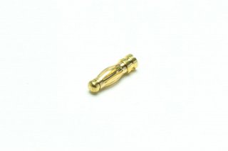 Gold Bullet Connector male 3.0mm / 10pcs.