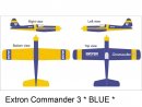 Commander ARF (blue) / 1550mm